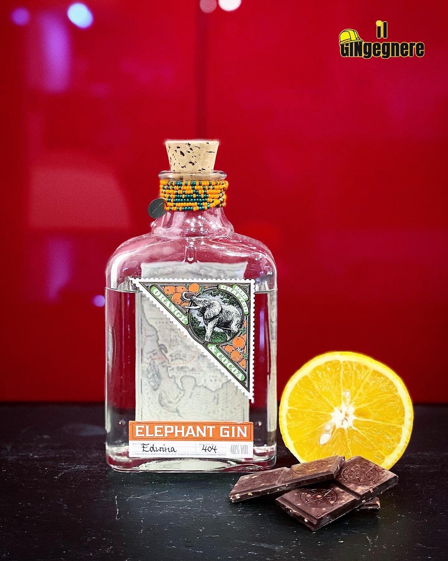 Orange & Cocoa G&T con Elephant Gin