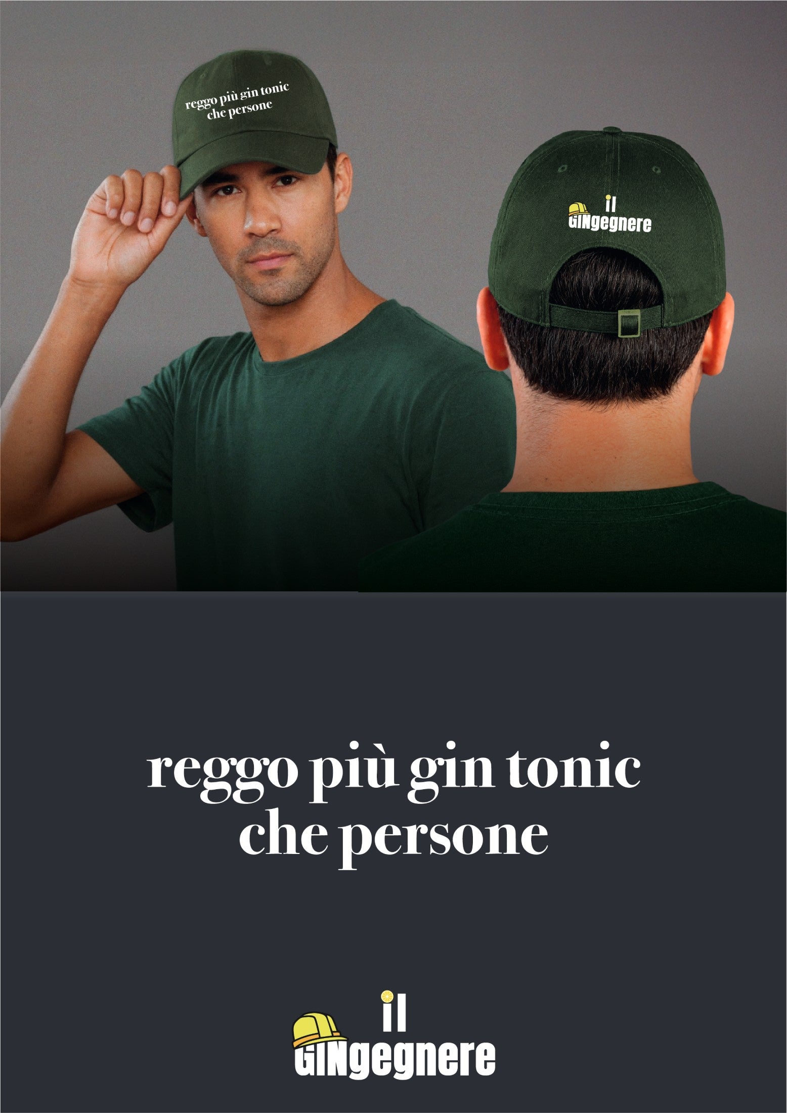 Reggo più gin tonic che persone - Cappello