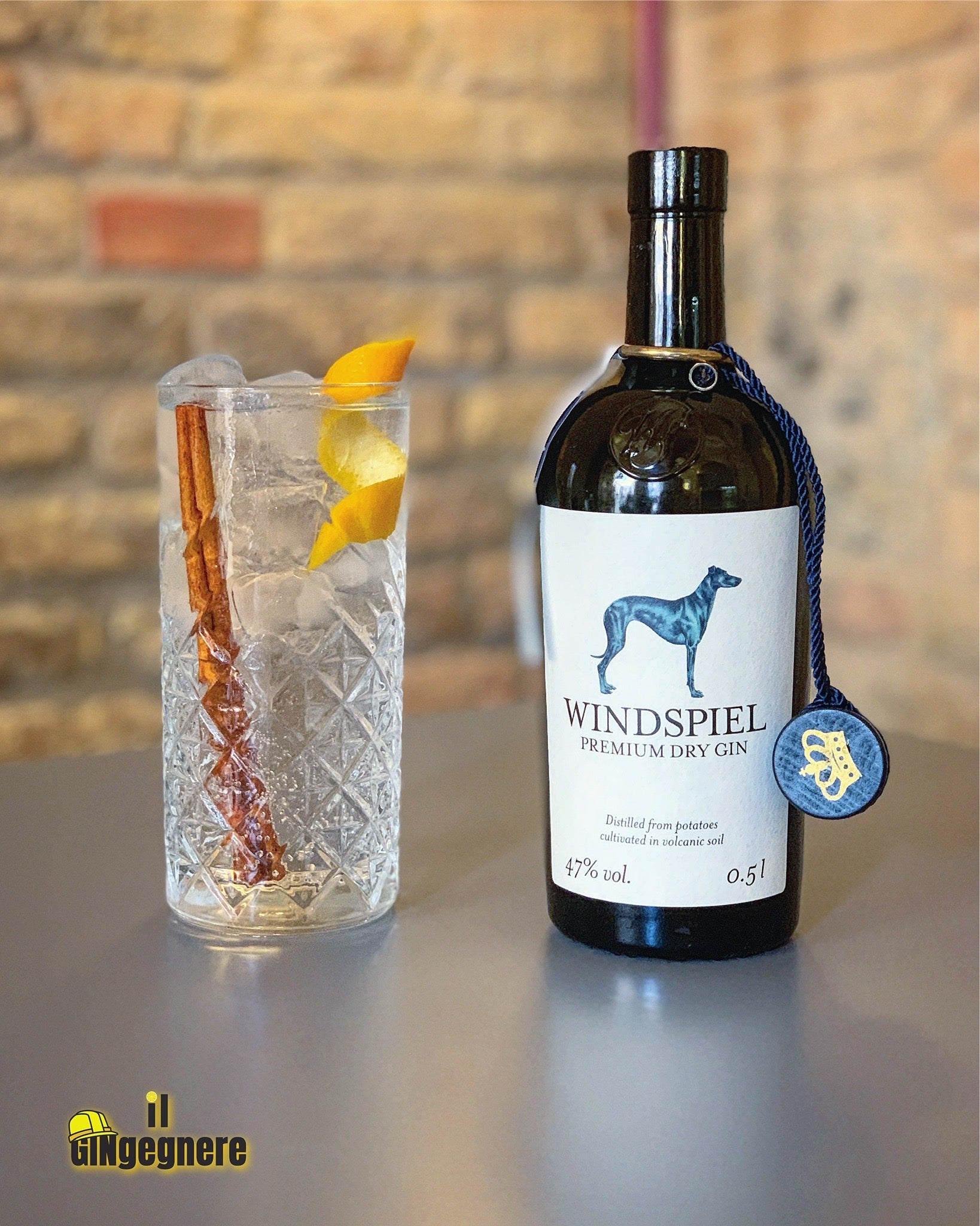 Potato Gin Tonic con Windspiel